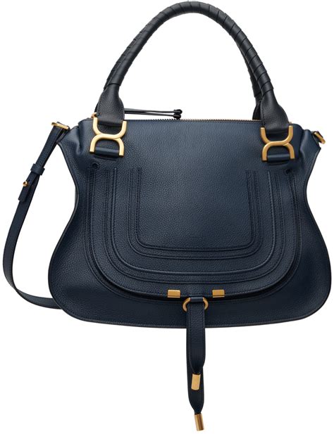 chloe marcie new tote|chloe marcie bag navy.